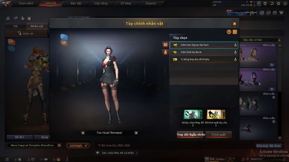 shop acc cf uy tin gia re